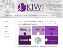 Tablet Screenshot of kiwi-automation.de